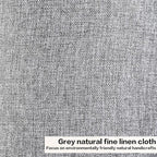 Gray Drum Lamp Shades Medium 13" Top x 13" Bottom x 10" High (Spider) Traditional Lampshades for Table Lamp & Bedside Lamp - Assembly Required - Modern Lamp Shade By GO&SO
